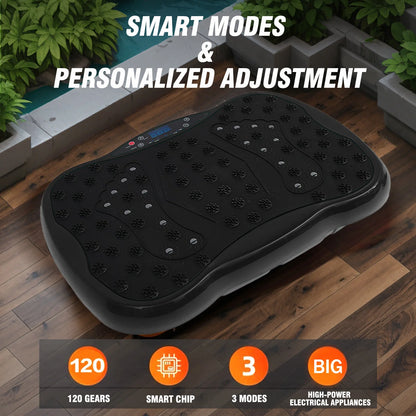 Full-Body Vibration Platform Exercise Machine Training