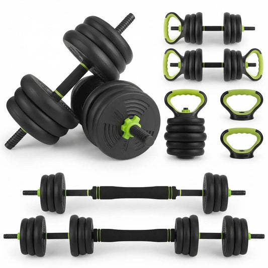 Adjustable Weight Set 44 Lbs, 4-in-1 Dumbbell Set