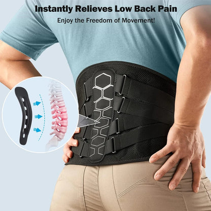 RGGMQQ Back Brace for Lower Back Pain,Ergonomic